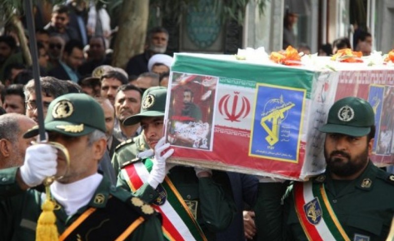 تشییع و تدفین دومین شهید حادثه تروریستی نیکشهر