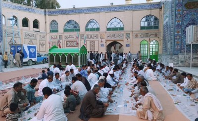 برپایی ضیافت افطاری ۲۵۰۰ نفری در زادگاه خورشید ایران
