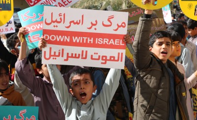 راهپیمایی حمایت از کودکان غزه در سراوان  